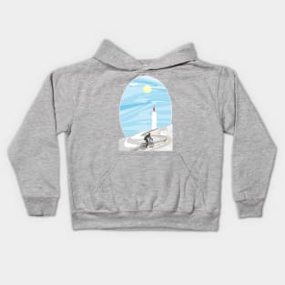 Mont Ventoux - Abstract art Kids Hoodie